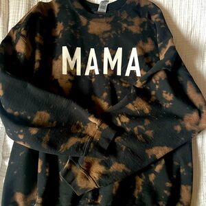 Mama Sweatshirt, tie-dye, Sz XL